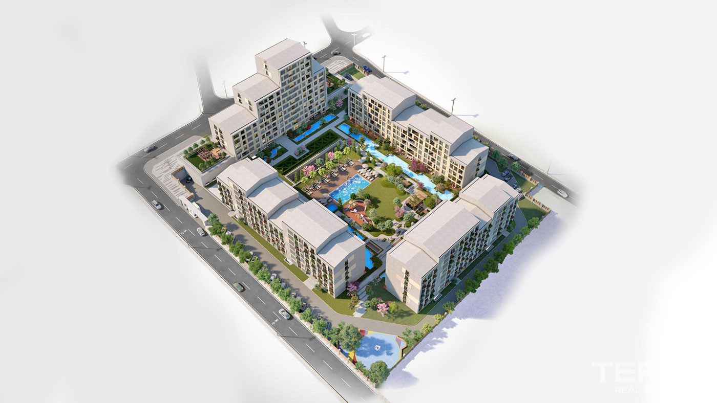 Istanbul Apartments Suitable for Investment in Muhit Sancaktepe - 53908