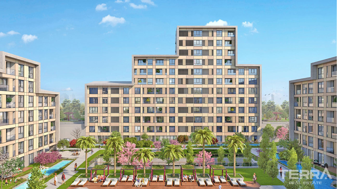 Istanbul Apartments Suitable for Investment in Muhit Sancaktepe - 53915