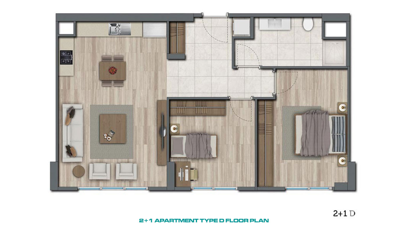 Istanbul Apartments Suitable for Investment in Muhit Sancaktepe - 53920