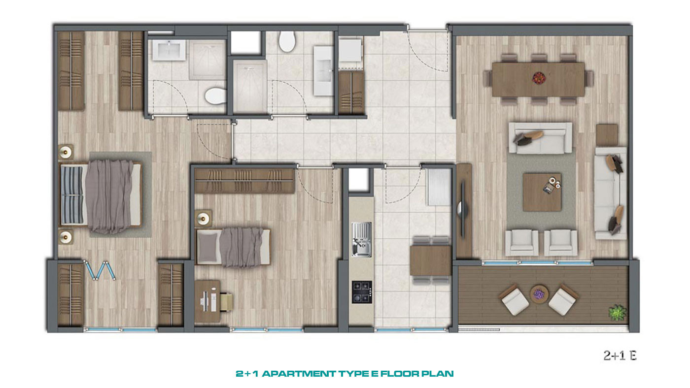 Istanbul Apartments Suitable for Investment in Muhit Sancaktepe - 53921