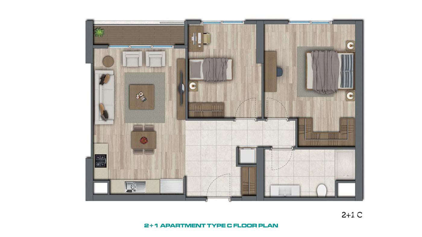 Istanbul Apartments Suitable for Investment in Muhit Sancaktepe - 53925
