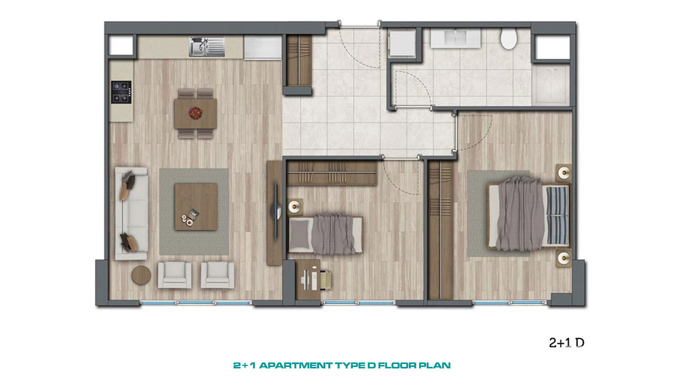 Istanbul Apartments Suitable for Investment in Muhit Sancaktepe - 53927