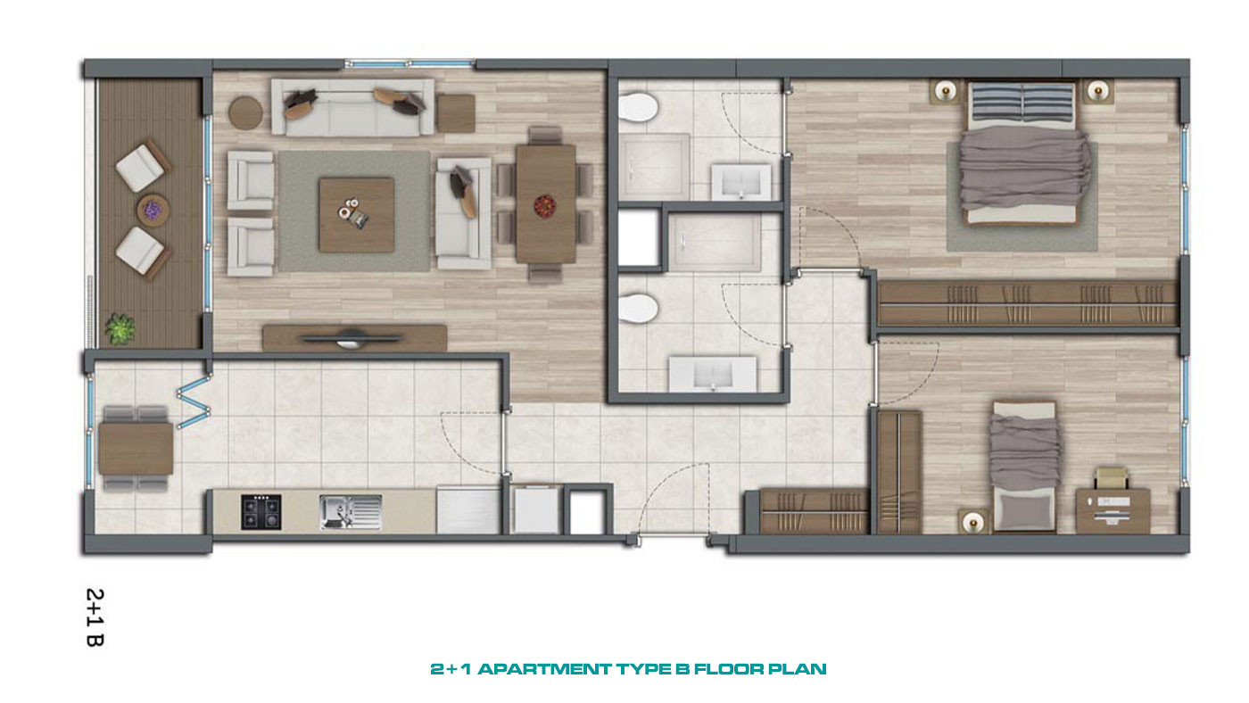 Istanbul Apartments Suitable for Investment in Muhit Sancaktepe - 53929