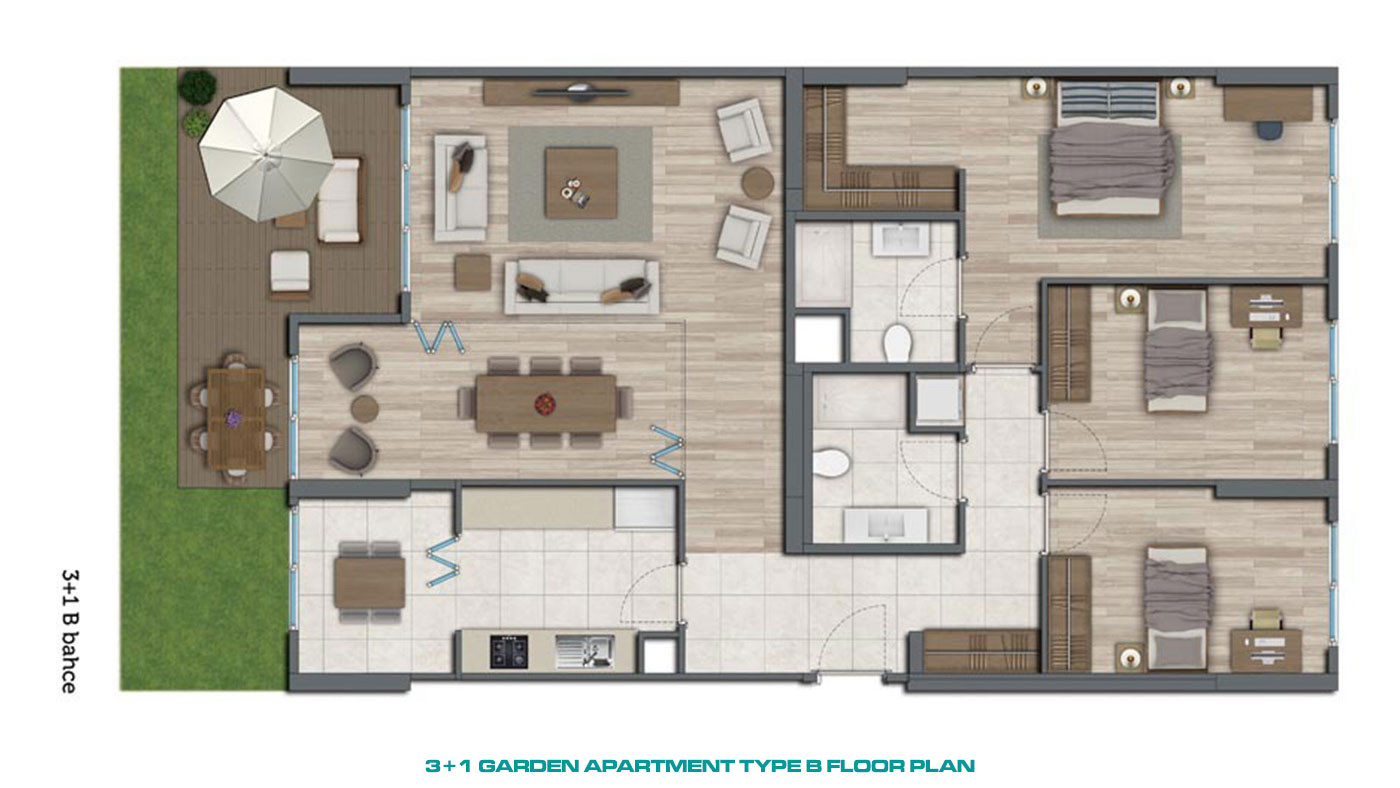 Istanbul Apartments Suitable for Investment in Muhit Sancaktepe - 53930