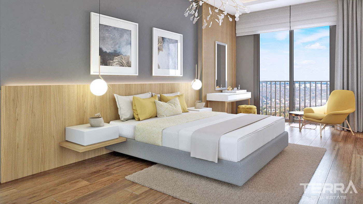Istanbul Apartments Suitable for Investment in Muhit Sancaktepe - 53938