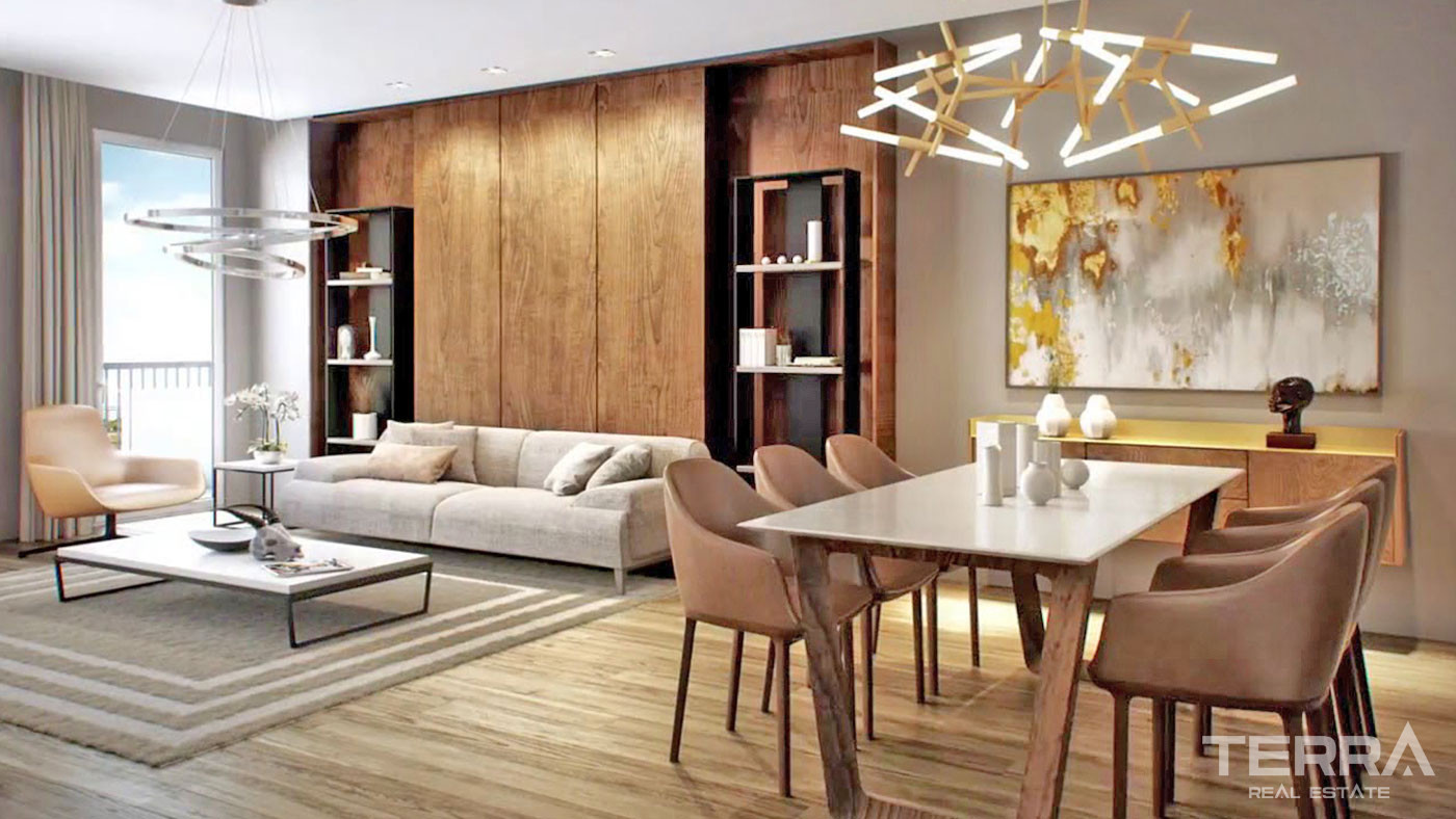 Istanbul Apartments Suitable for Investment in Muhit Sancaktepe - 53939