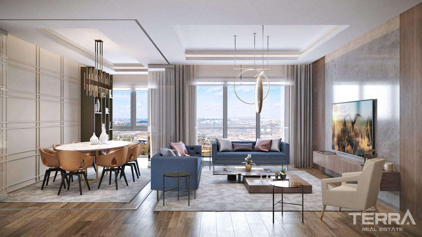 Istanbul Apartments Suitable for Investment in Muhit Sancaktepe - 53940