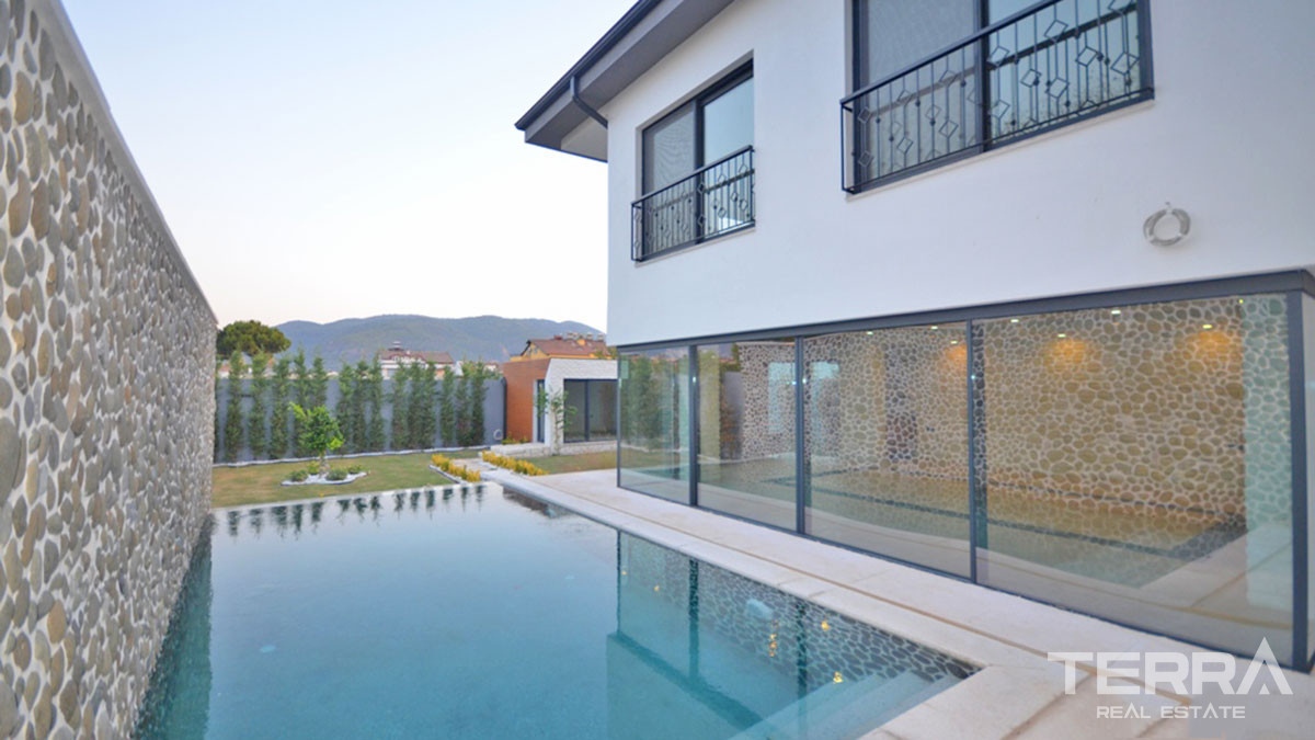 Newly Built Detached Villa in Fethiye Town Close to the Beach - 56967