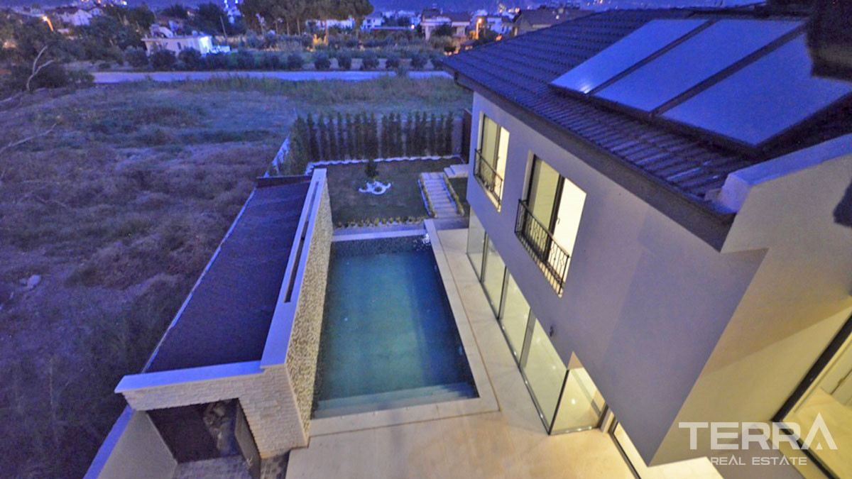 Newly Built Detached Villa in Fethiye Town Close to the Beach - 56974