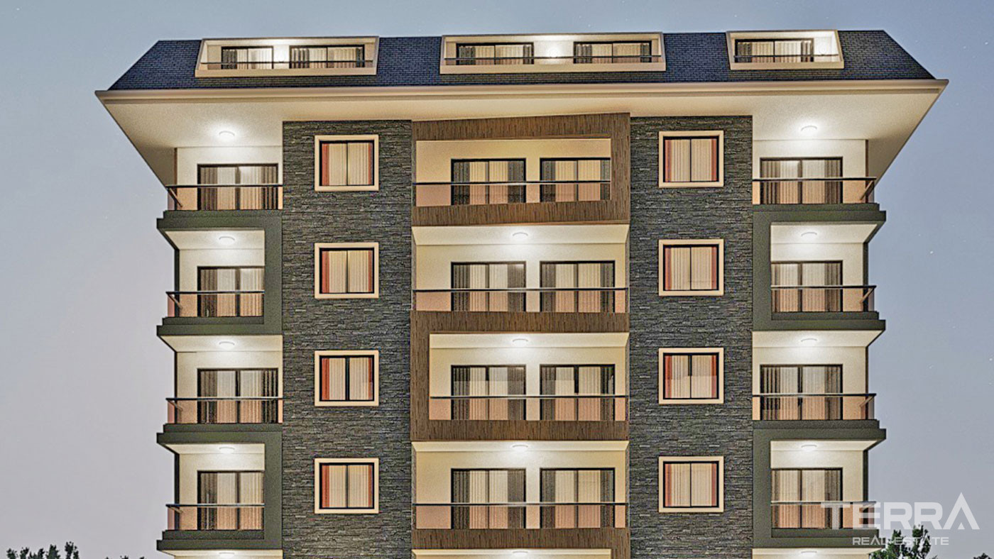 Apartments in a Luxury Complex with Amenities in Alanya Kestel - 54137