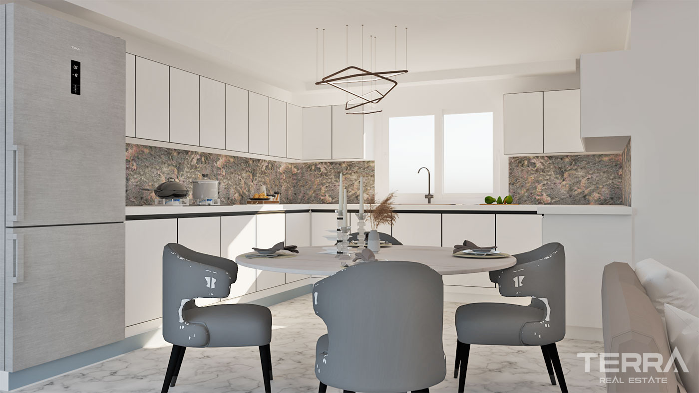 Apartments in a Luxury Complex with Amenities in Alanya Kestel - 54144