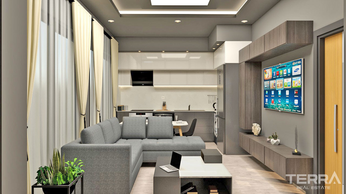 Apartments in a Luxury Complex with Amenities in Alanya Kestel - 54153