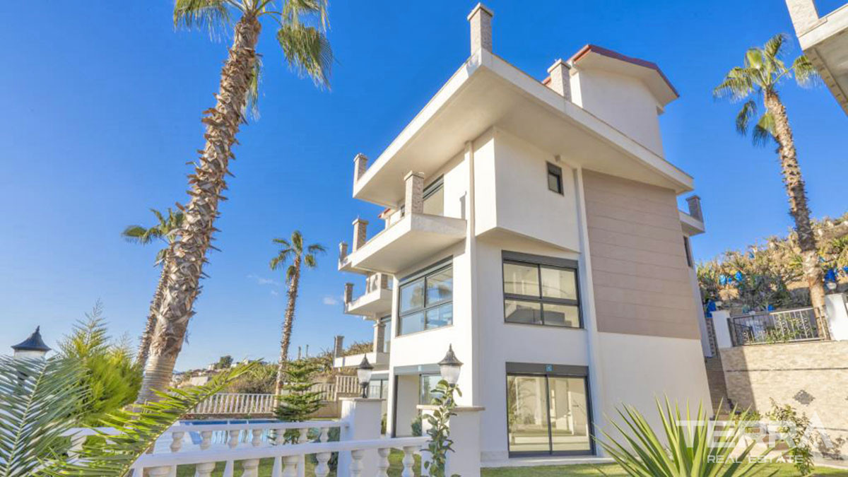 Large Detached Sea View Villas with Swimming Pool in Alanya Kargıcak - 54239