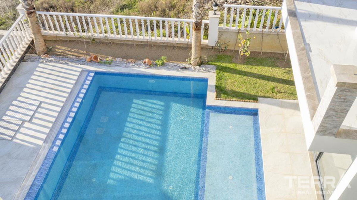 Large Detached Sea View Villas with Swimming Pool in Alanya Kargıcak - 54265