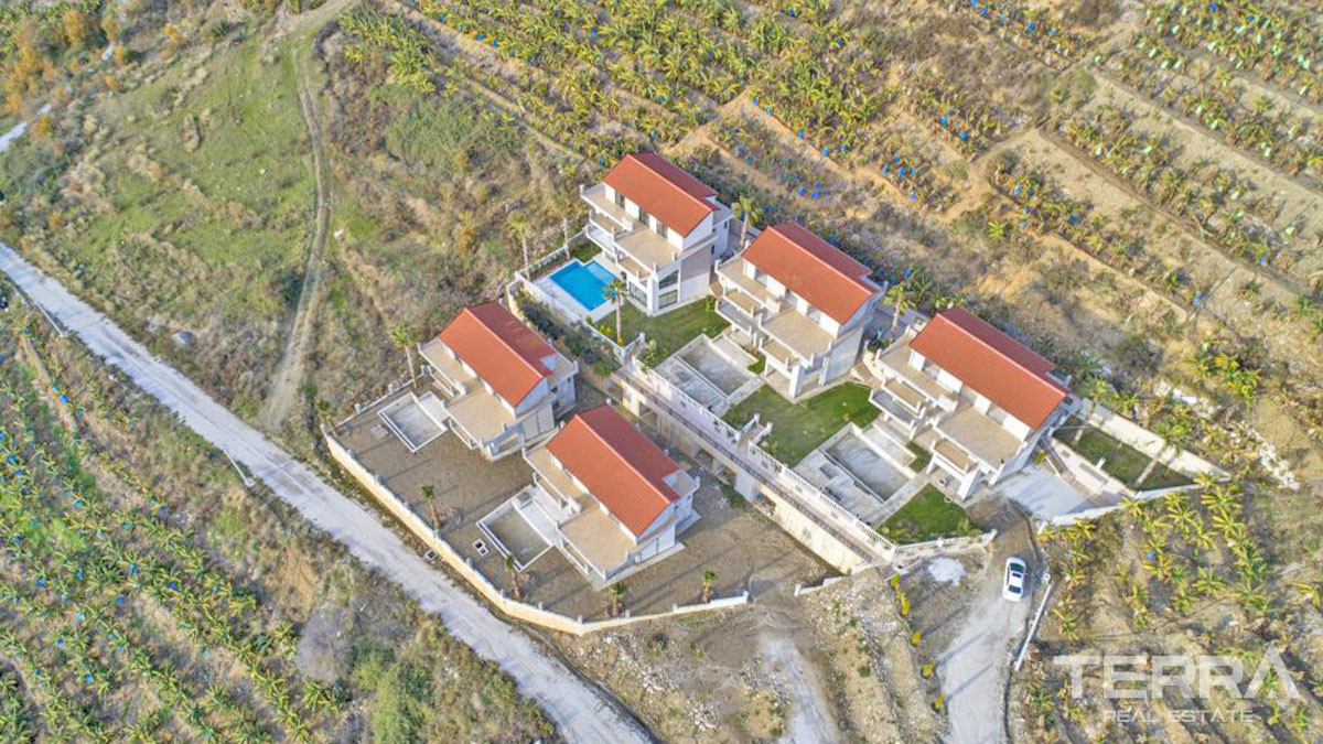 Large Detached Sea View Villas with Swimming Pool in Alanya Kargıcak - 54305