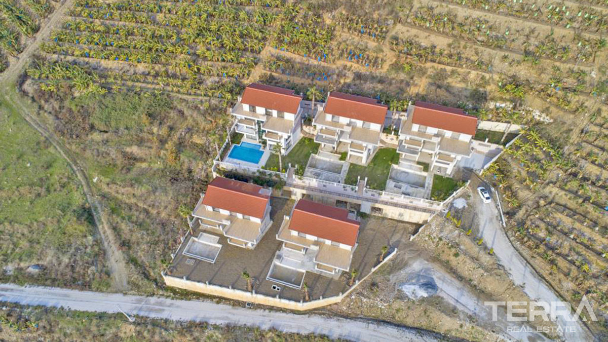 Large Detached Sea View Villas with Swimming Pool in Alanya Kargıcak - 54307