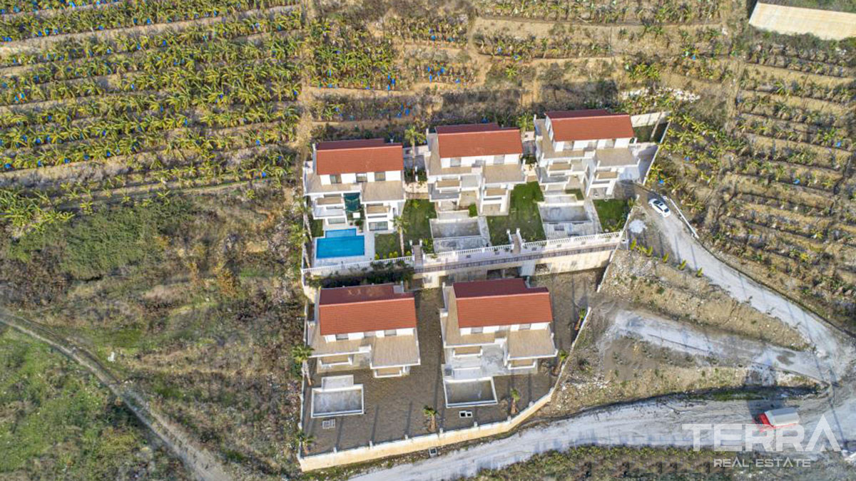 Large Detached Sea View Villas with Swimming Pool in Alanya Kargıcak - 54308