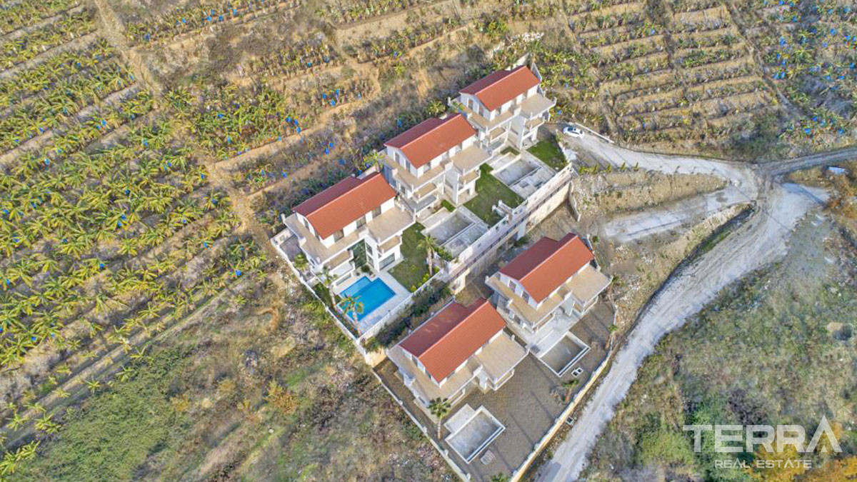 Large Detached Sea View Villas with Swimming Pool in Alanya Kargıcak - 54309