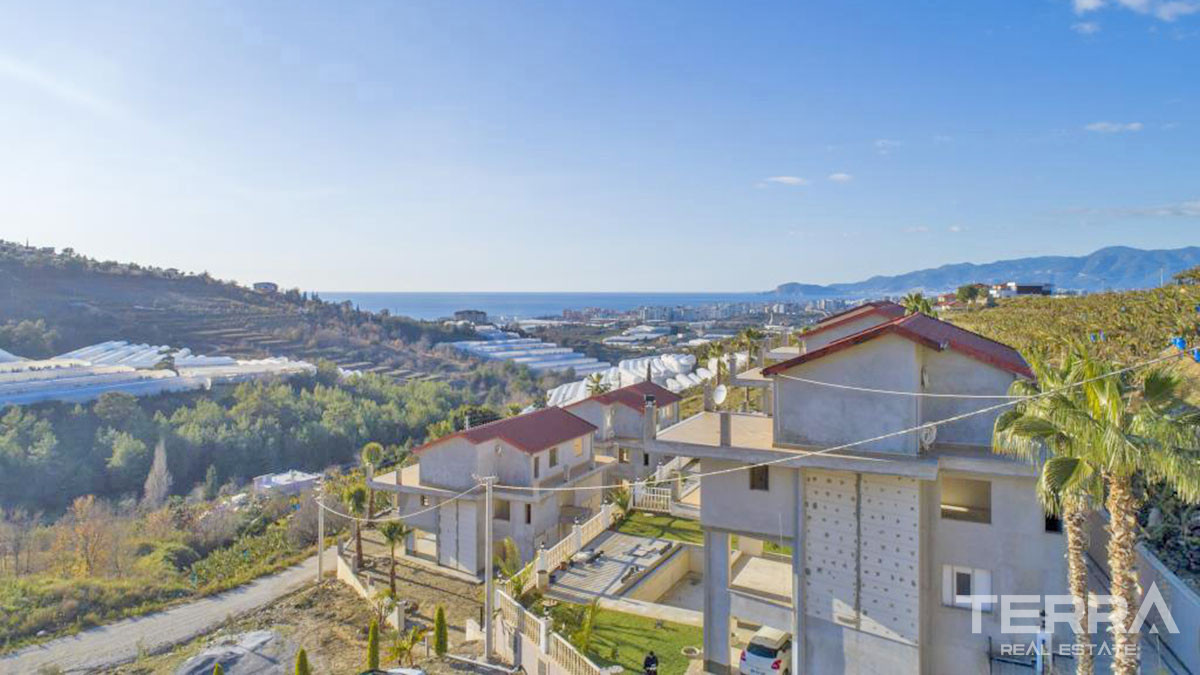 Large Detached Sea View Villas with Swimming Pool in Alanya Kargıcak - 54313