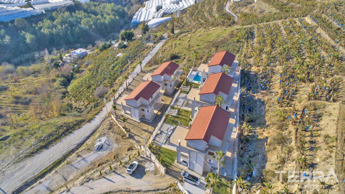 Large Detached Sea View Villas with Swimming Pool in Alanya Kargıcak - 54315