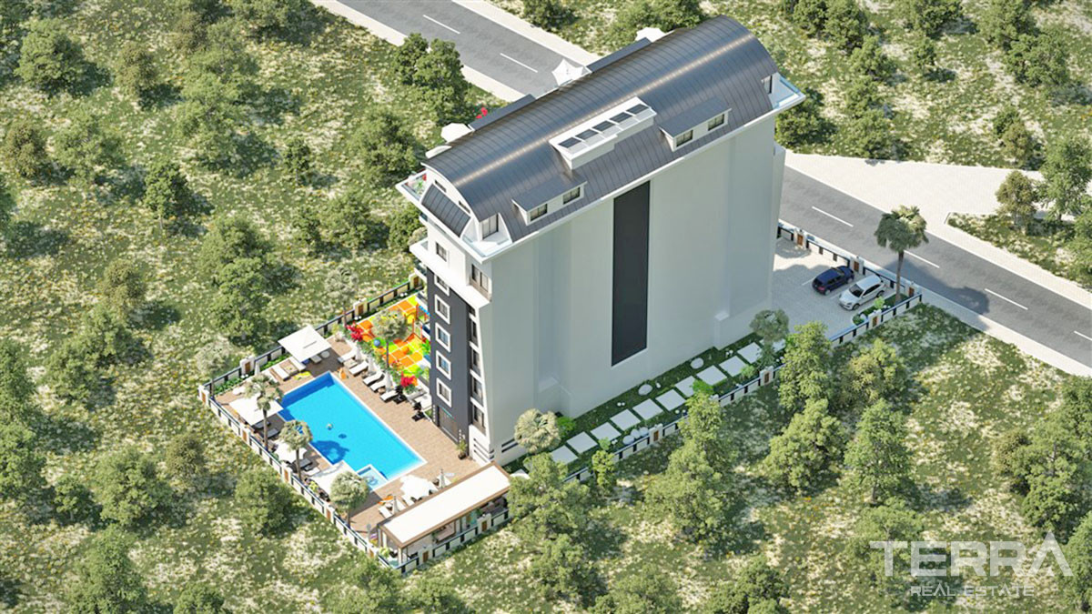 Bargain Priced Apartments Close to the Beach in Alanya Avsallar - 54335