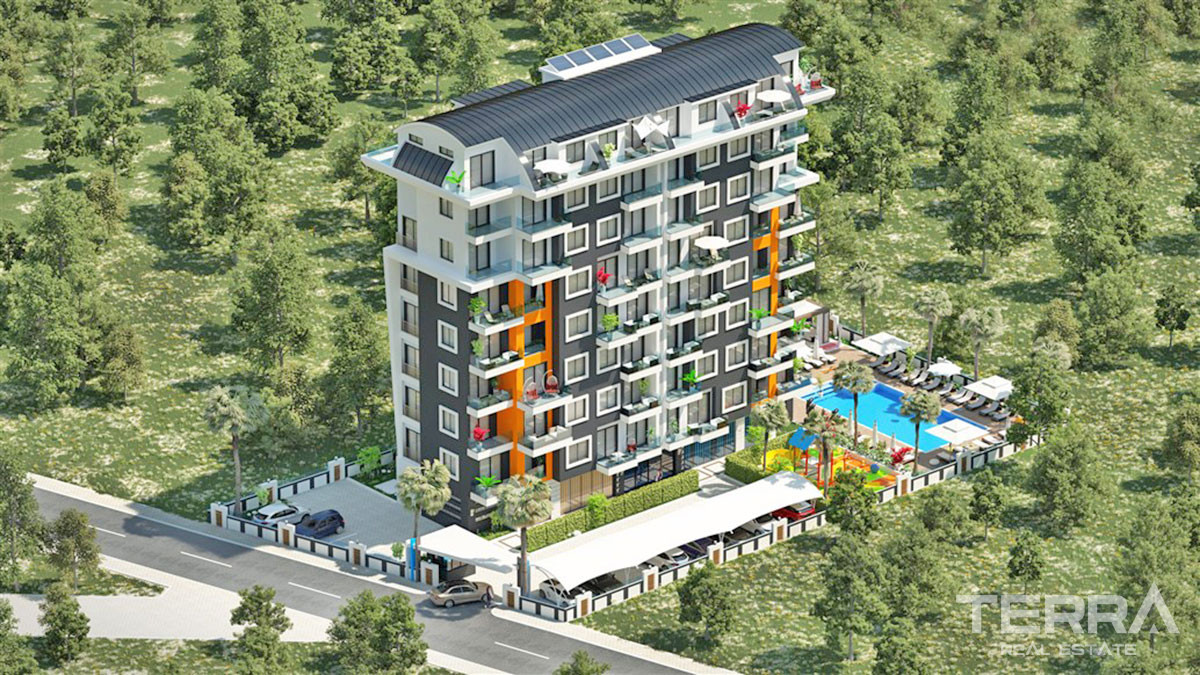 Bargain Priced Apartments Close to the Beach in Alanya Avsallar - 54336