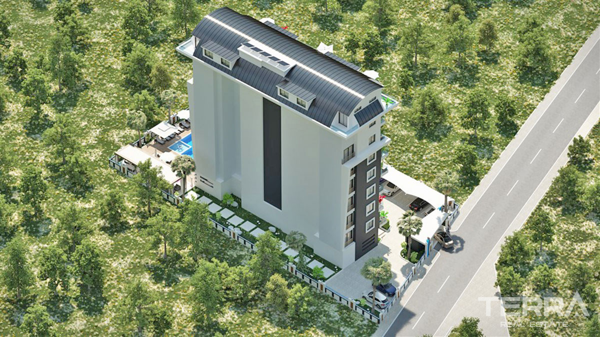 Bargain Priced Apartments Close to the Beach in Alanya Avsallar - 54337