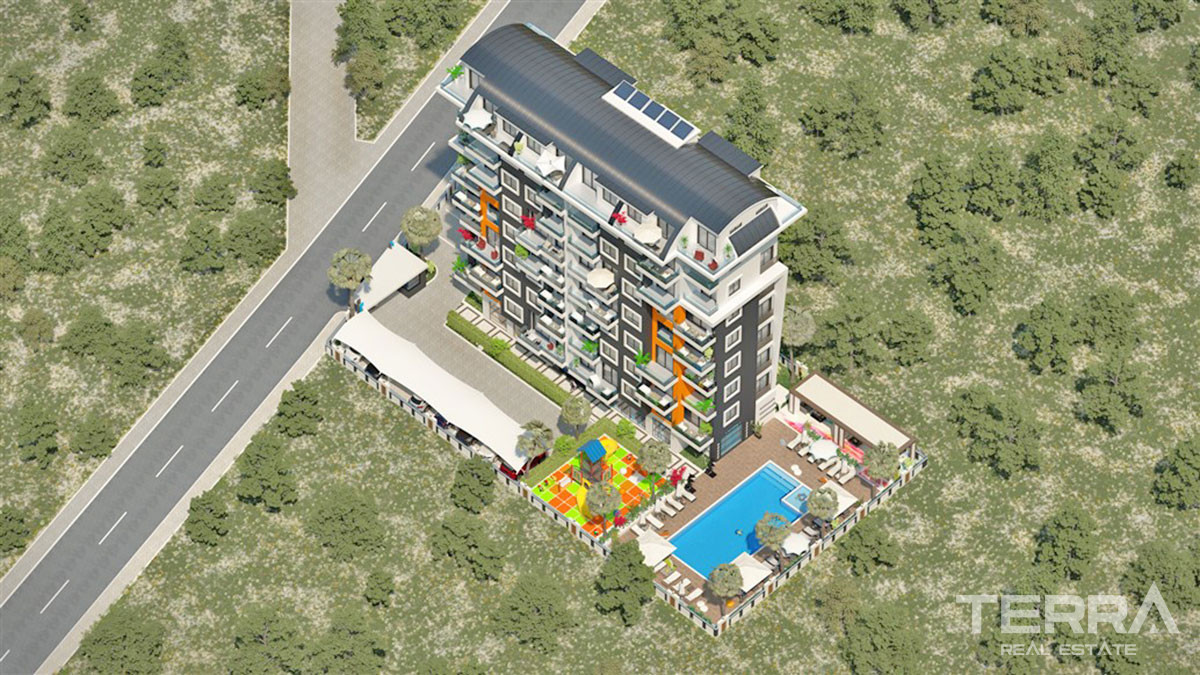 Bargain Priced Apartments Close to the Beach in Alanya Avsallar - 54338