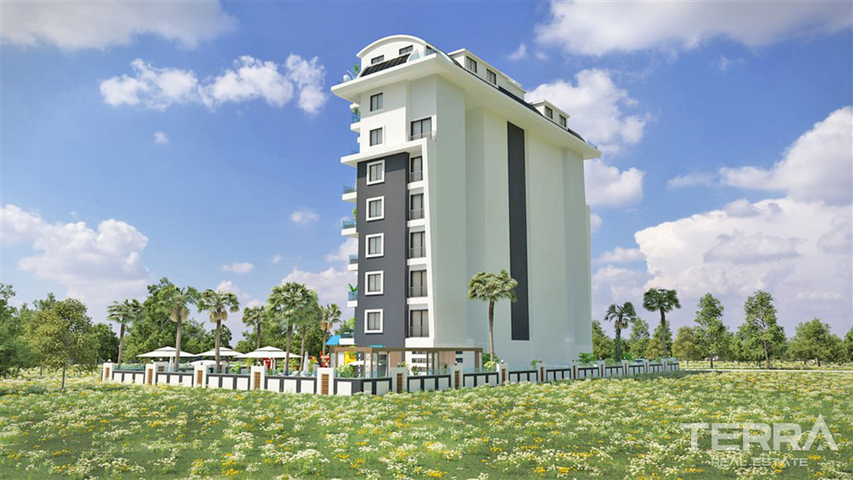 Bargain Priced Apartments Close to the Beach in Alanya Avsallar - 54341