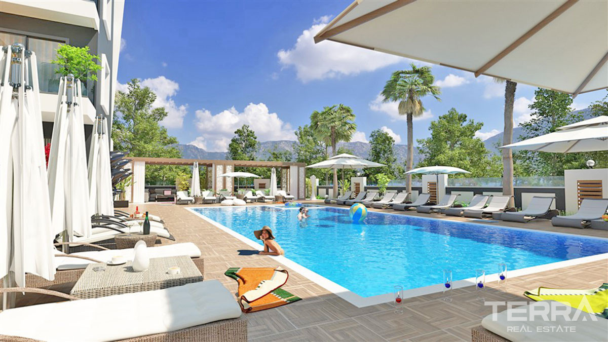 Bargain Priced Apartments Close to the Beach in Alanya Avsallar - 54344