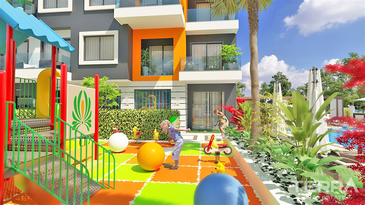 Bargain Priced Apartments Close to the Beach in Alanya Avsallar - 54346