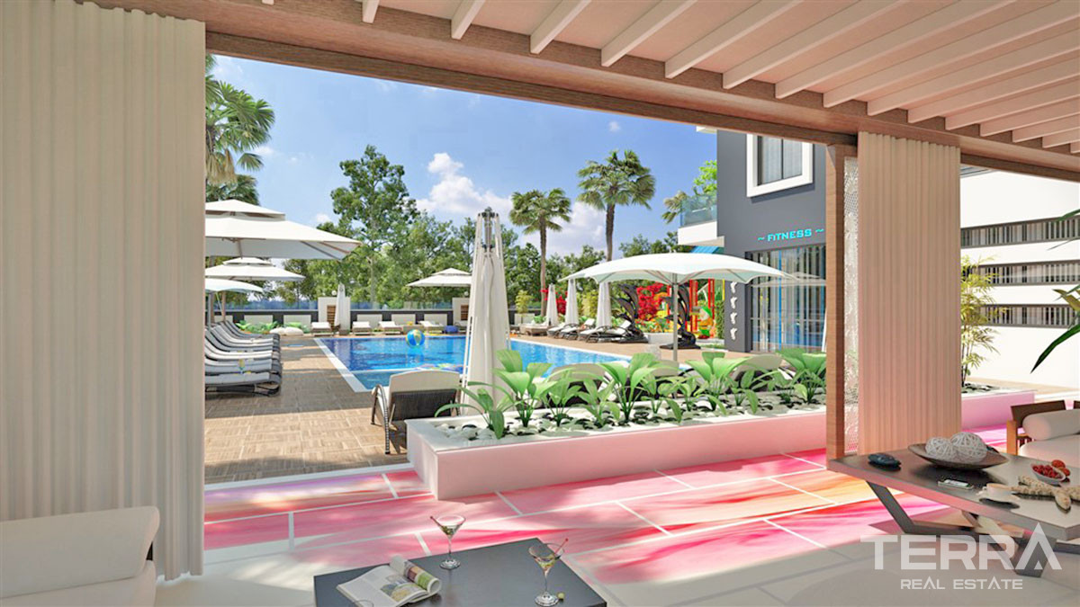 Bargain Priced Apartments Close to the Beach in Alanya Avsallar - 54349