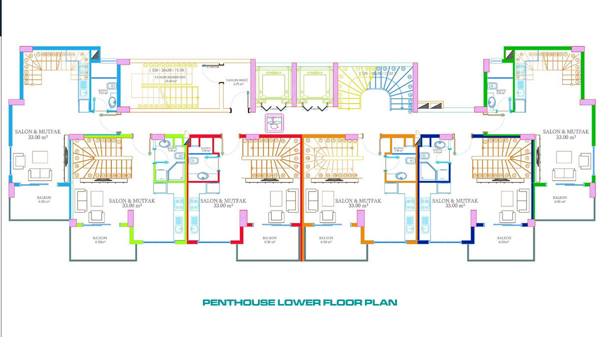 Bargain Priced Apartments Close to the Beach in Alanya Avsallar - 54360