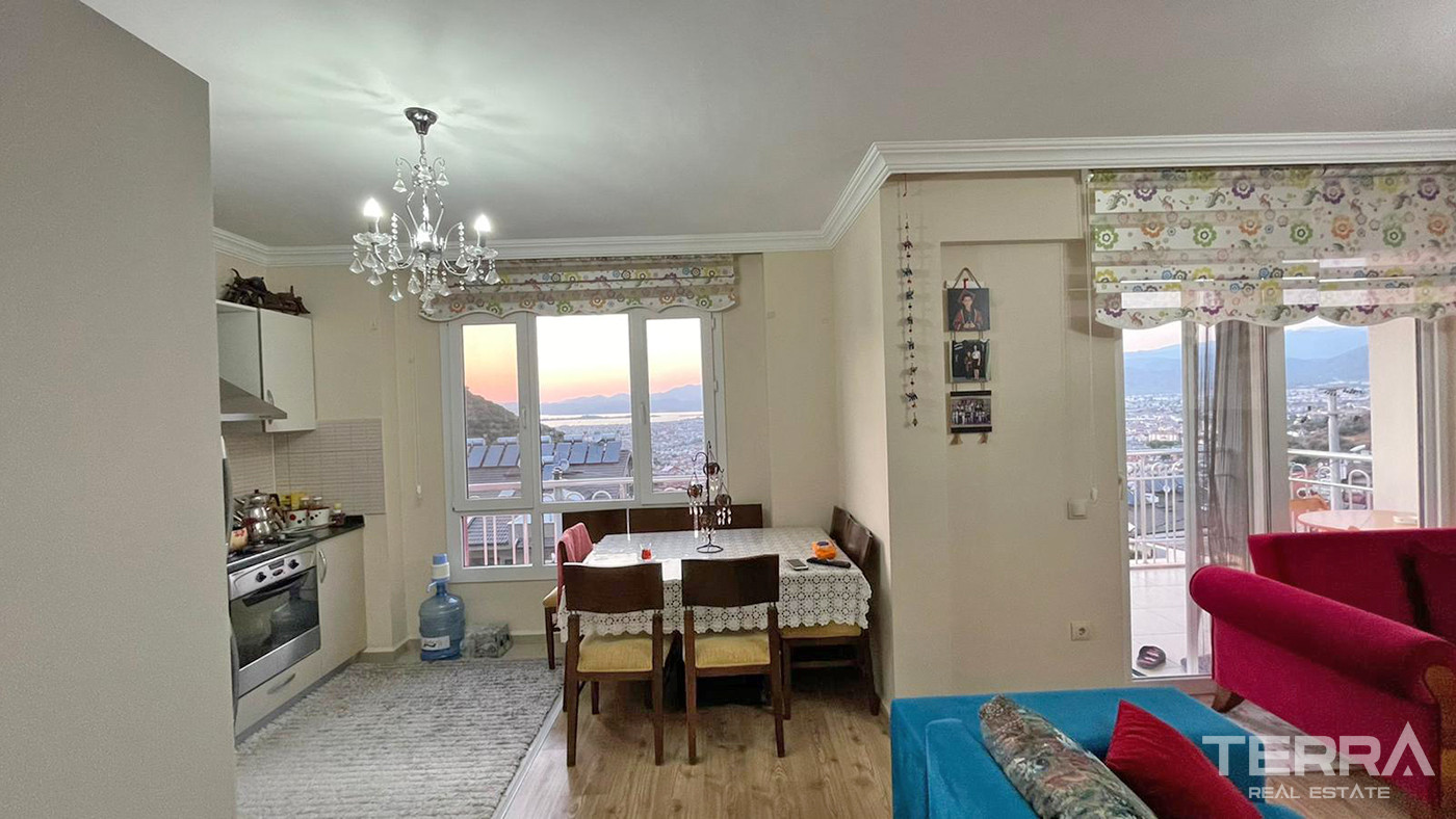 4-Bedroom Sea View Apartment with Shared Pool in Taşyaka, Fethiye - 56740
