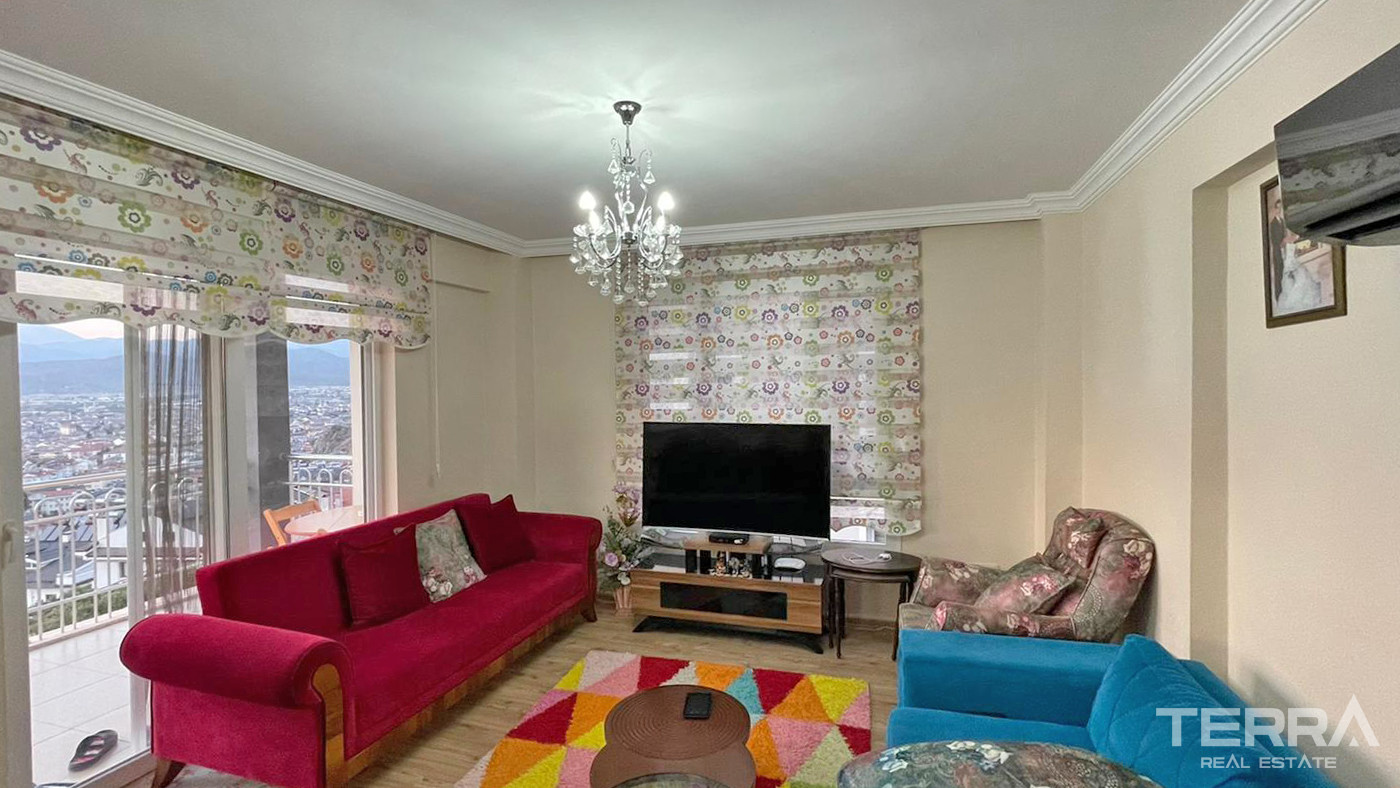 4-Bedroom Sea View Apartment with Shared Pool in Taşyaka, Fethiye - 56742