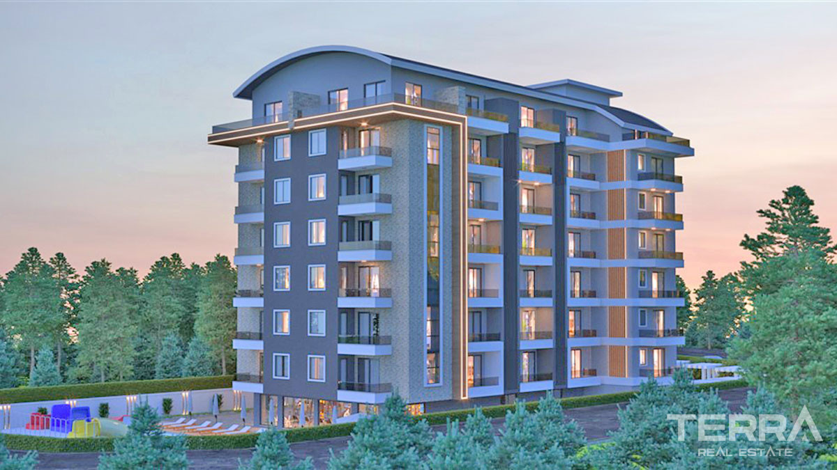 Appartements Pas Cher Avec Espaces Communs à Gazipaşa, Turquie - 54412
