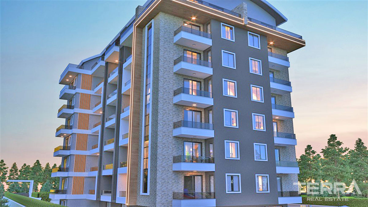 Appartements Pas Cher Avec Espaces Communs à Gazipaşa, Turquie - 54413