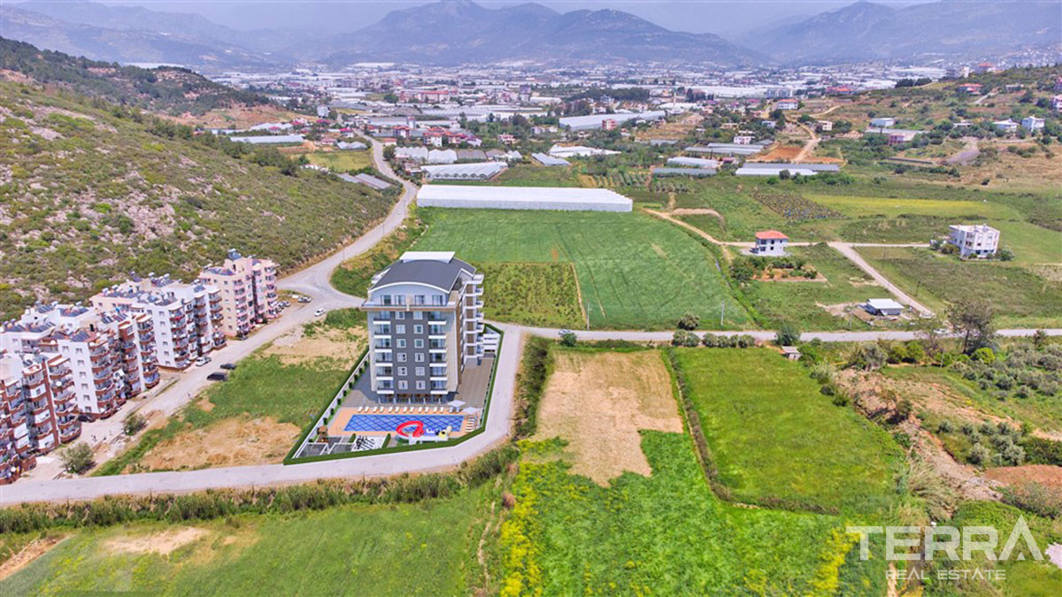 Appartements Pas Cher Avec Espaces Communs à Gazipaşa, Turquie - 54416