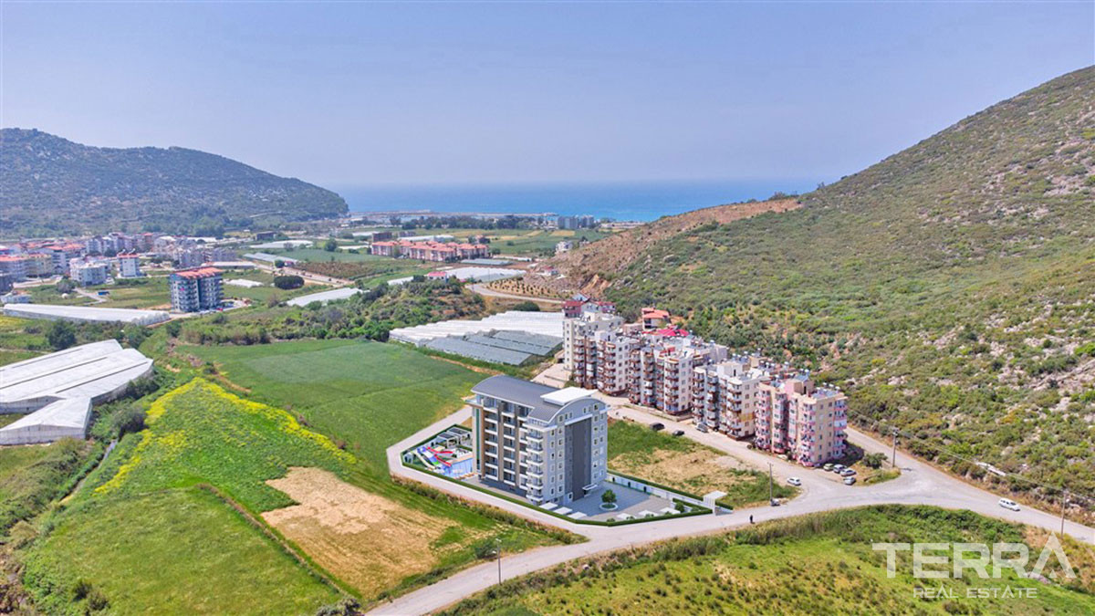 Appartements Pas Cher Avec Espaces Communs à Gazipaşa, Turquie - 54417