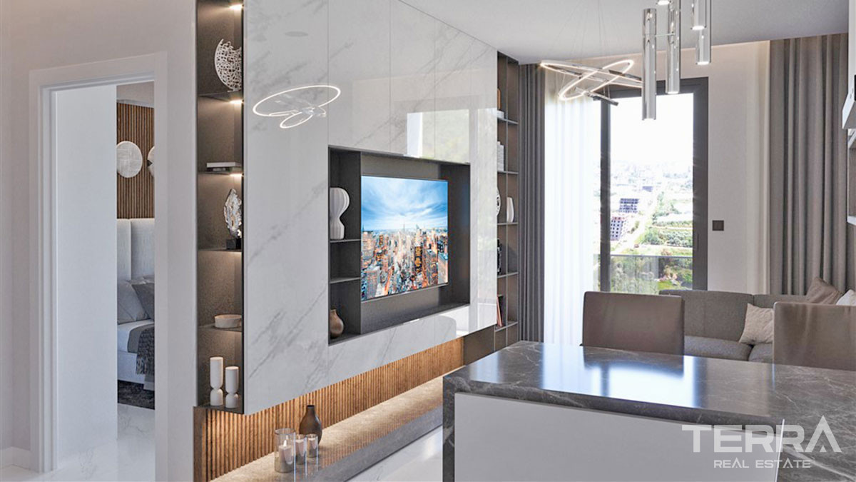 Appartements Pas Cher Avec Espaces Communs à Gazipaşa, Turquie - 54429
