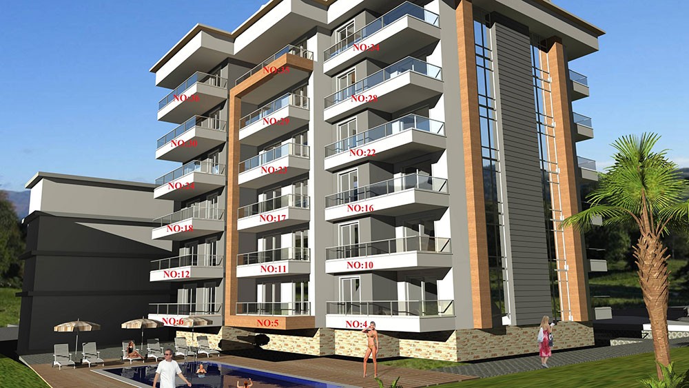 Apartments am Kleopatra-Strand in Alanya - 929