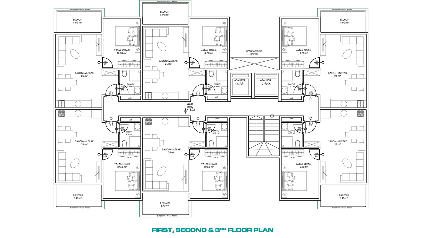 Affordable Apartments in Alanya Kargicak with 5-Star Amenities - 54770