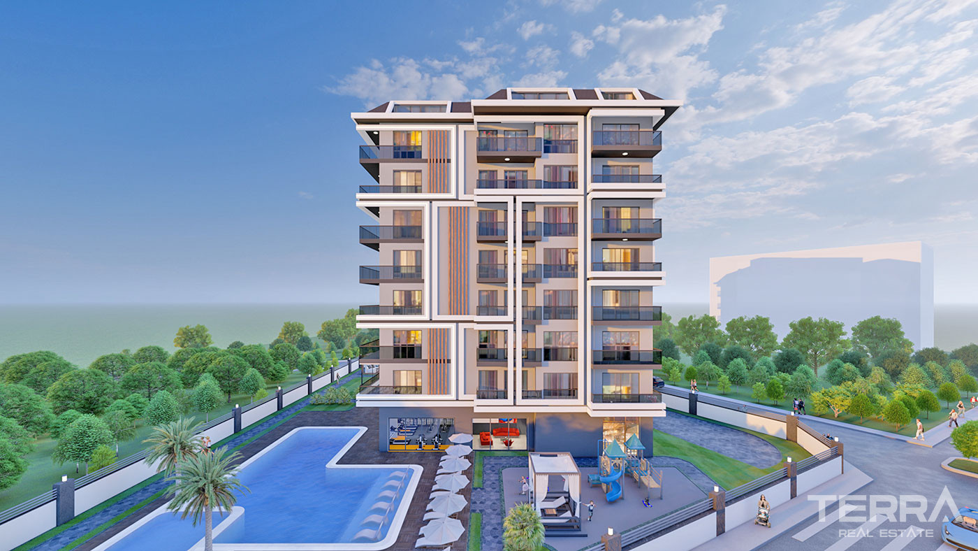 Luxury Apartments with Outdoor and Indoor Pools in Avsallar, Alanya - 54928