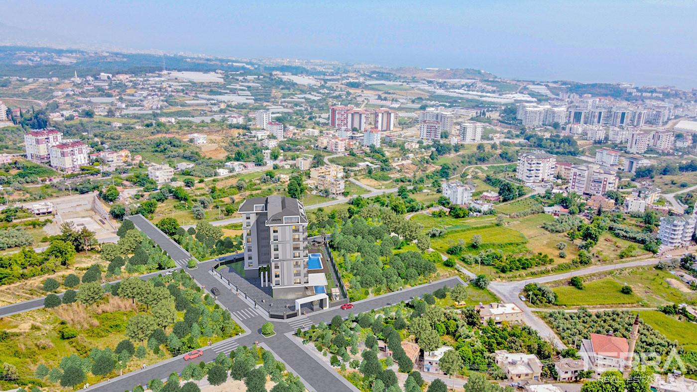 Luxury Apartments with Outdoor and Indoor Pools in Avsallar, Alanya - 54942