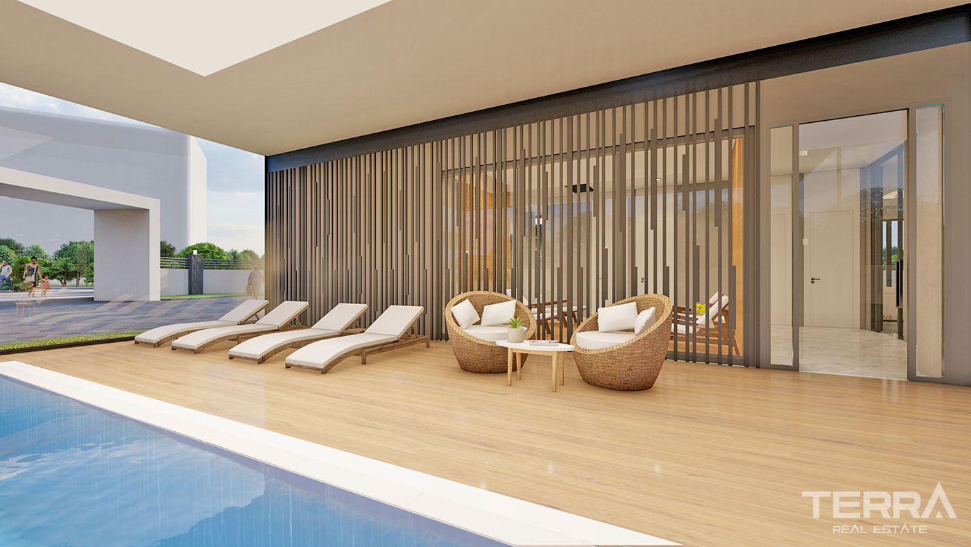 Luxury Apartments with Outdoor and Indoor Pools in Avsallar, Alanya - 54941