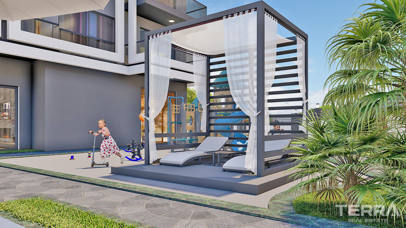 Luxury Apartments with Outdoor and Indoor Pools in Avsallar, Alanya - 54947