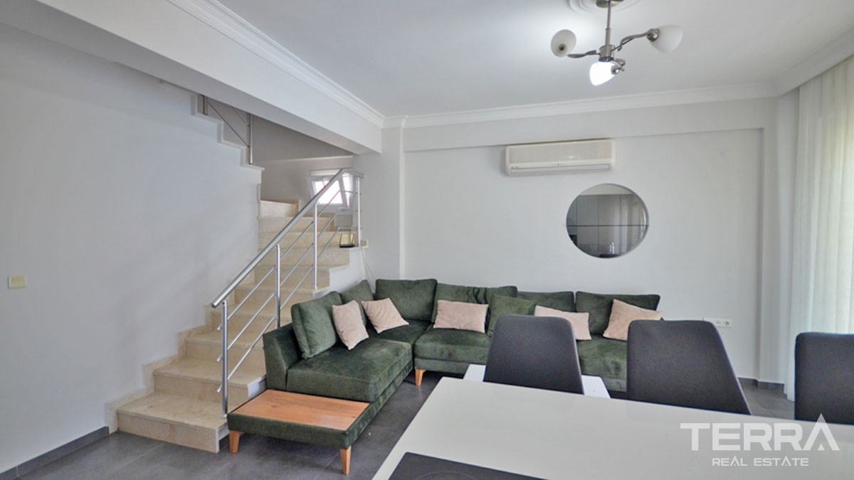 Resale Apartment with Shared Swimming Pool in Fethiye, Caliş - 55086