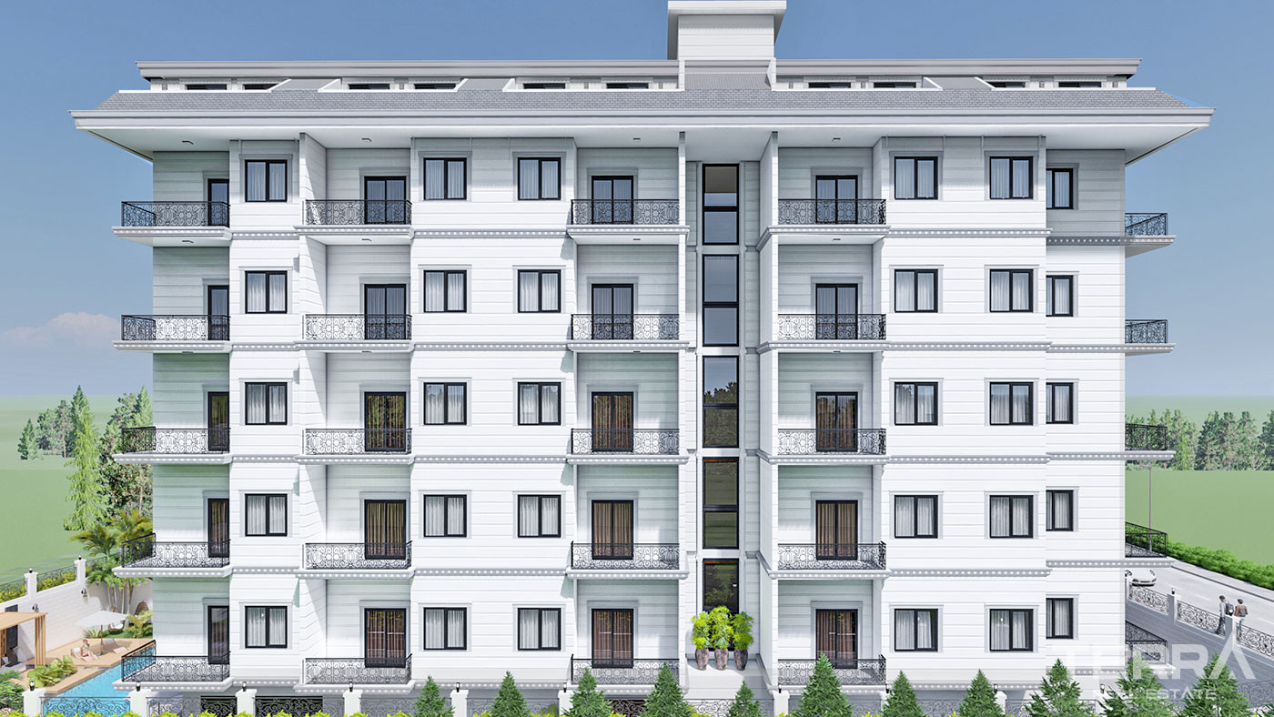 Bargain Apartments with 5-Star Amenities in Alanya, Mahmutlar - 55114