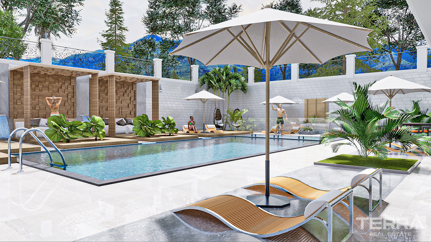 Bargain Apartments with 5-Star Amenities in Alanya, Mahmutlar - 55123
