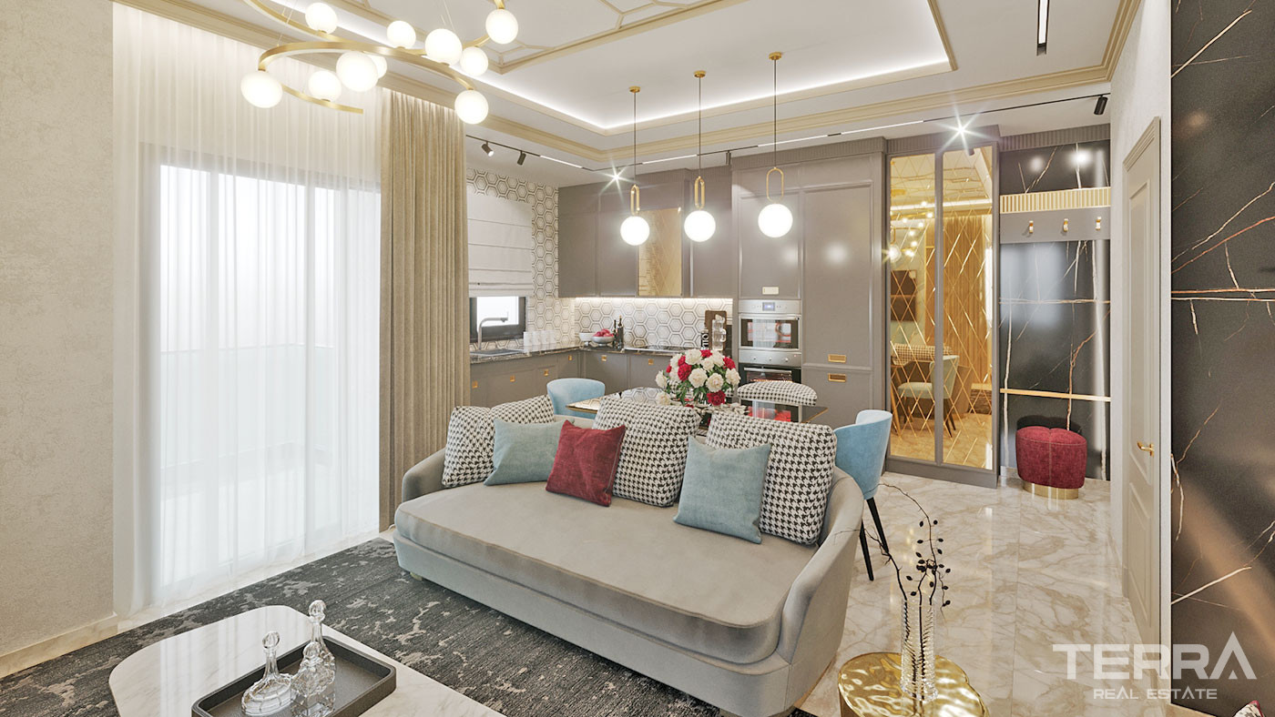Bargain Apartments with 5-Star Amenities in Alanya, Mahmutlar - 55136